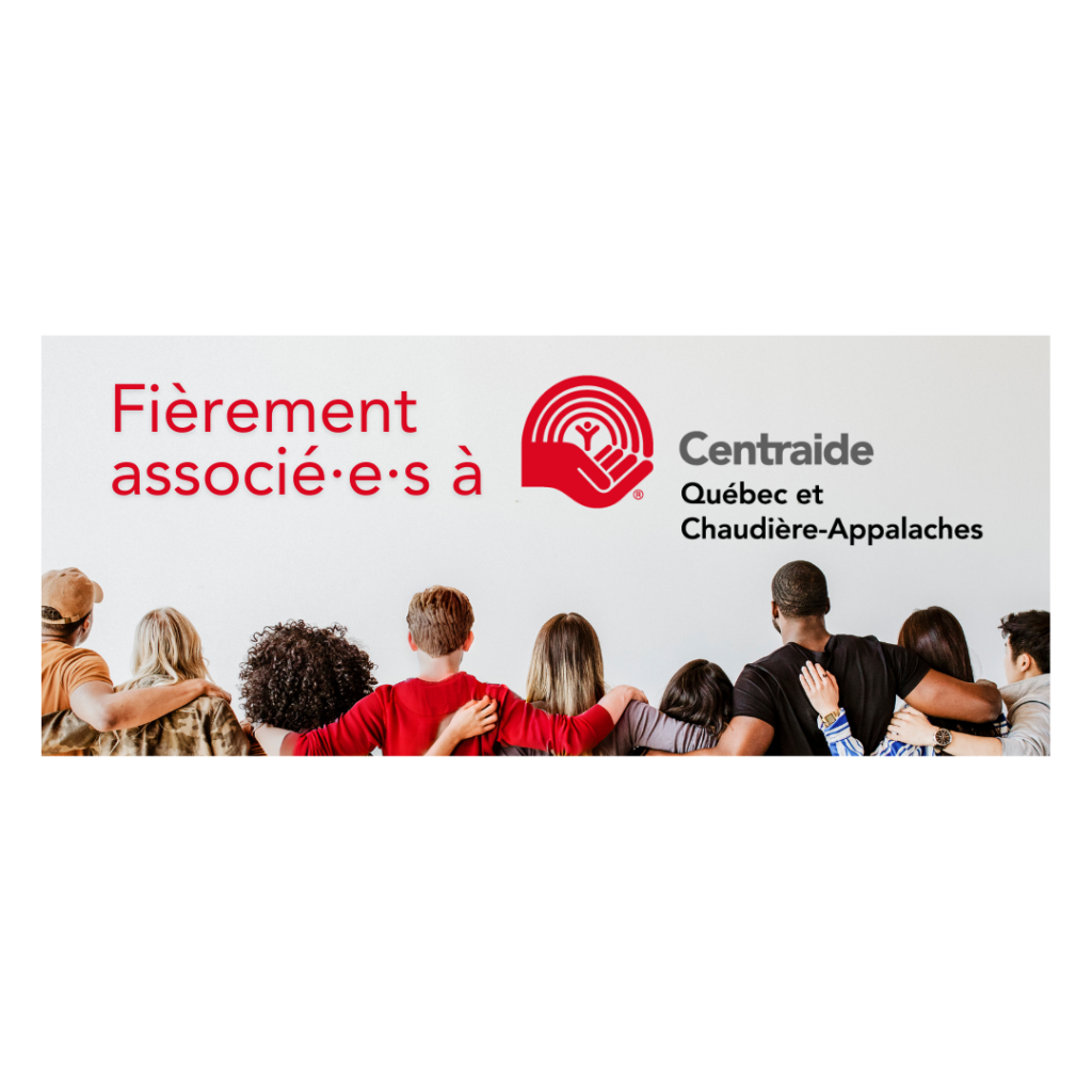 Fièrement associée à Centraide